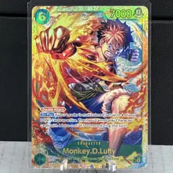 One Piece TCG Monkey.D.Luffy OP13-118 SEC Carrying On His Will ENGLISH NM Secret - Image 4