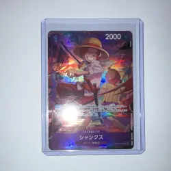 Bandai One Piece CCG Shanks OP13-065 Holo Character Card 2000 Power 1 Cost - Image 1