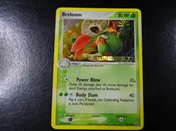 Pokemon Card- Breloom Emerald 22/106 Uncommon Reverse Holo Stamped mp - Image 1
