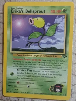 Lot of 15 Pokemon Cards - GYM CHALLENGE and GYM HEROS Erika Theme Set - Image 5