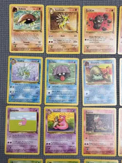 LP Pokemon - Jungle & Fossil Common & Uncommon Cards - No Duplicates - 52 Cards - Image 2