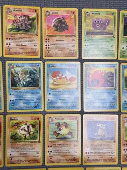 LP Pokemon - Jungle & Fossil Common & Uncommon Cards - No Duplicates - 52 Cards - Image 3