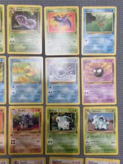 LP Pokemon - Jungle & Fossil Common & Uncommon Cards - No Duplicates - 52 Cards - Image 5