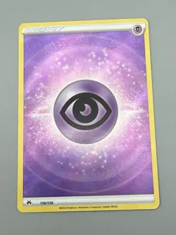 Basic Psychic Energy 156/159 Crown Zenith Textured Holo Pokemon TCG Card Nice! - Image 1