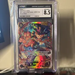 One Piece CCG Sabo Secret Rare Card OP07-118 500 Years in the Future CGC 8.5 - Image 1