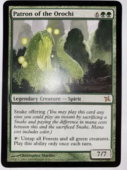 MTG English Patron of the Orochi NM Normal Betrayers of Kamigawa - Image 1