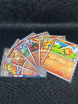 Pokemon TCG DRI Fire Starter Lot Cyndaquil Quilava Typhlosion Torchic Cards - Image 1