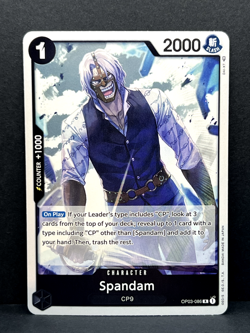 Spandam OP03-086 English One Piece Card Game - NM - Image 1