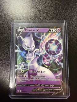 Mewtwo V 030/078 Pokemon Go 2022 - NM UltraRare Pokemon Card - NM - Image 1
