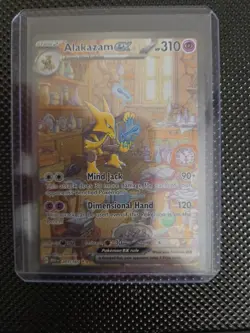 Pokemon TCG Alakazam EX 151 Holo Card Scarlet & Violet 201/165 - Image 3