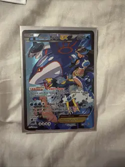 Team Aqua's Kyogre EX 6/34 Double Crisis Ultra Rare Holo 190 HP Pokemon Card - Image 1