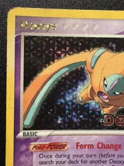 Deoxys 18/107 EX Deoxys Pokemon Card Reverse Holo Foil Rare HP - Image 3
