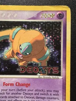 Deoxys 18/107 EX Deoxys Pokemon Card Reverse Holo Foil Rare HP - Image 4