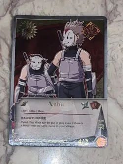 Naruto Anbu N-082 Super Rare First 1st Edition Foil Coils of the Snake Card - Image 1