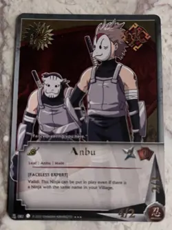 Naruto Anbu N-082 Super Rare First 1st Edition Foil Coils of the Snake Card - Image 2