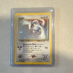 Pokemon Lugia Neo Genesis Holo Rare 90 HP Card 9/111 English Vintage TCG - Image 1