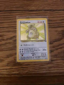 Pokemon TCG Kangaskhan Holo Rare Unlimited Card 5/64 Jungle LP - Image 1