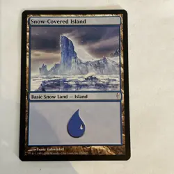 Snow-Covered Island Coldsnap Regular MTG TCG CARD NM - Image 1
