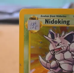 Vintage Pokemon Nidoking Holo Rare Card Base Set 11/102. MP/HP - Image 2