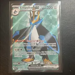 Empoleon ex 114/94 Ultra Rare Full Art 2025 Pokemon Card Phantasmal Flames NM - Image 1