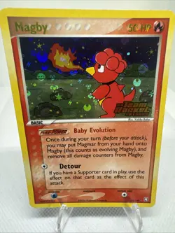 Pokemon Card - Magby Team Rocket Returns 24/109 Rare Reverse Holo Stamped - Image 1