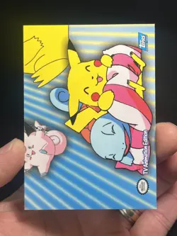 Pokemon Topps Series 3 Puzzle Card P05 of 6 (Squirtle & Pikachu) - Image 1
