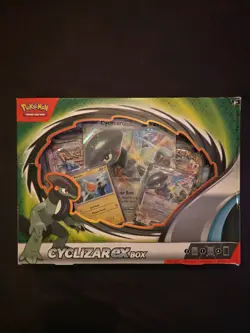 Pokemon TCG: Cyclizar ex Box | 4 boosters 2 unique promo cards and a JUMBO 820650852336 - Image 1