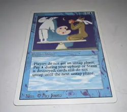 MTG * Stasis LP Revised Edition Regular SellbyCyn - Image 1