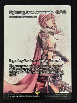 1x MTG Lightning, Lone Commando - Isshin, Two Heavens as One (Showcase) - (FCA) - Image 1