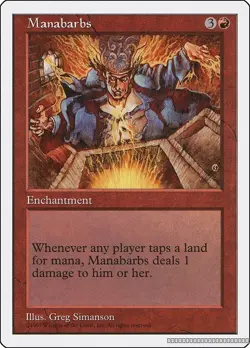 Manabarbs [5ED - ] - DM [Normal] TCG MTG - Image 1