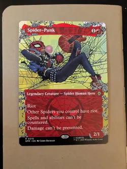 MTG Marvel's Spiderman Spider-Punk R (0210) (Borderless) Non-foil - Image 1