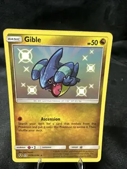 Gible SV38/SV94 Shiny Holo Rare Holo Hidden Fates: Shiny Vault Pokemon TCG - Image 1