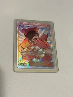 2019 Pokemon Sun & Moon Unified Minds Poke Maniac #236/236 Full Art - Image 1