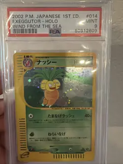 Pokemon Exeggutor Holo Wind From The Sea 1st Edition Japanese PSA 9 - Image 1