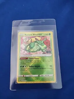 Pokemon TCG Radiant Venusaur Pokemon Go 004/078 Holo Radiant Rare - Image 1