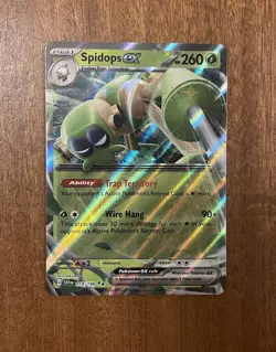 Pokemon TCG Spidops ex Scarlet & Violet Base Set 019/198 Holo Double Rare - Image 1