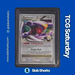 2009 POKEMON D&P BLACK STAR PROMO FALL COLLECTORS TINS #DP46 GARCHOMP C LV.X - Image 1