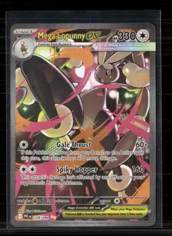 Pokemon 2025 Mega Evolution – Phantasmal Flames Mega Lopunny EX SAR #128/94 - Image 1