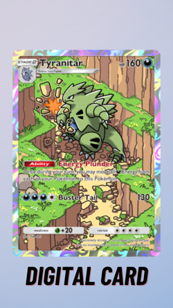 Tyranitar Full Art Wisdom Of Sea And Sky Pokemon TCG Pocket 1 Star ⭐ (English) - Image 1