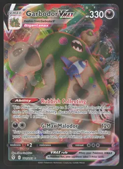 Garbodor VMAX 101/203 Ultra Rare Pokemon TCG SWSH07: Evolving Skies NM - Image 1