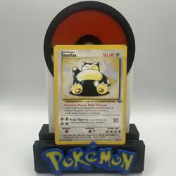 Snorlax 27/64 Rare Jungle Pokemon Unlimited Moderately Played 2 - Image 1