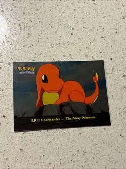 2000 Topps Pokemon TV #EP11 Charmander - The Stray Pokemon Foil JC8 - Image 1