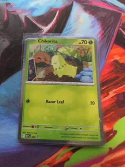 Chikorita MEP 069 - NM Pokemon Mega Evolution Perfect Order Holo Promo - Image 1