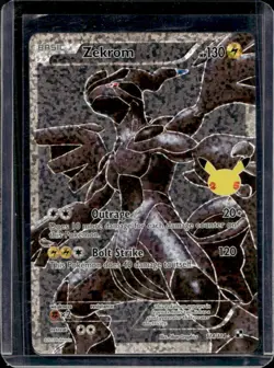 2021 Pokemon SWSH Celebrations Zekrom Classic Collection #114/114 - Image 1