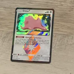 Ditto Prism Star 154/214 Sun & Moon-Lost Thunder Holo Pokemon TCG Near Mint - Image 1