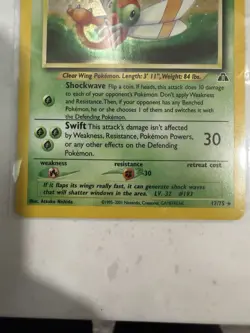 Pokemon Yanma 17/75 Neo Discovery Holo Rare Unlimited Basic Grass English - Image 3