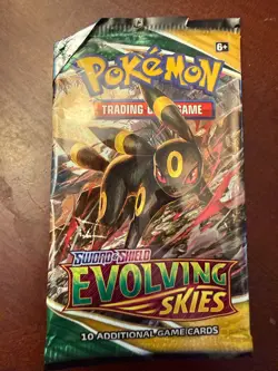 Pokemon Empty Booster Pack Lot Evolving Skies Umbreon Rayquaza - Image 3