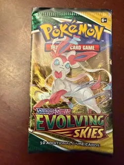 Pokemon Empty Booster Pack Lot Evolving Skies Umbreon Rayquaza - Image 5