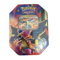 Mega Charizard Ex Tin - Mega Charizard Y EX Promo - Pokemon Sealed! - Image 1
