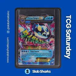 2014 POKEMON XY PRIMAL CLASH #55/160 PRIMAL KYOGRE EX - Image 1